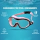 thumbnail image 5 of Gafas De Nataci N Impermeables Para Adultos, Montura Grande, Lentes De Policarbonato Antivaho, Ajuste C Modo De Silicona Visi N De Entrenamiento, Equipo De Nataci N Deportivo Para Adultos, 5 of 8