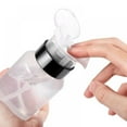 thumbnail image 5 of 250ml (8.8 oz) Press Bottle Push Down Empty Pump Dispenser for Nail Polish & Makeup Remover Liquid Bottle, Leak-proof Plastic Press Pumping Empty Bottle for Personal, Laboratory,Salon,Nail Care use, 5 of 10
