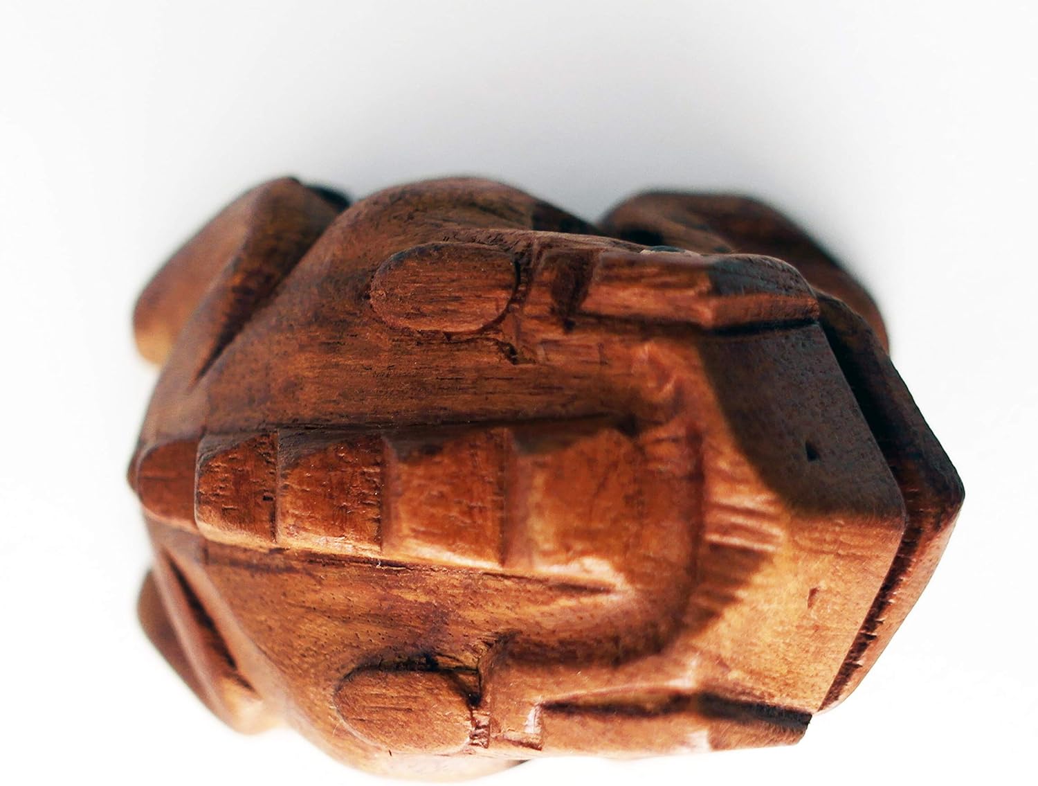 Guiro Percussion Musical Instruments Wooden 3 Piece, Set of 3 Natural Wood Güiro Frog 10-8-5 cm.