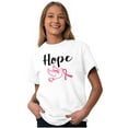 thumbnail image 5 of Breast Cancer Awareness Hope Dove Women's Graphic T Shirt Tees Brisco Brands X, 5 of 5