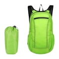 thumbnail image 1 of Mochila plegable de gran capacidad, elegante y compacta, ideal para ir de compras o vacaciones. Verde, 1 of 9