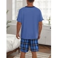 thumbnail image 2 of Ekouaer Men's Pajama Sets Shorts Short Sleeve Pj Sets Loungewear Lightweight Lounge Sets with Pockets, 2 of 6