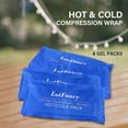 LotFancy Reusable Hot Cold Gel Pack for Pain Relief, Flexible Compress