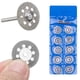 thumbnail image 2 of 1 juego de discos de corte de diamante de 22 mm con 4 mandriles de 3 mm y 1 juego de ruedas abrasivas para pulir de 1 pulgada, 2 of 8