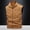 Brown, variant on WIZUTIZ Men's Utility Vest Solid Color Turndown Collar Full-Zip Sleeveless Multi-Pocket Lightweight Breathable Outdoor Photography Fishing Tops Casual Work Vest