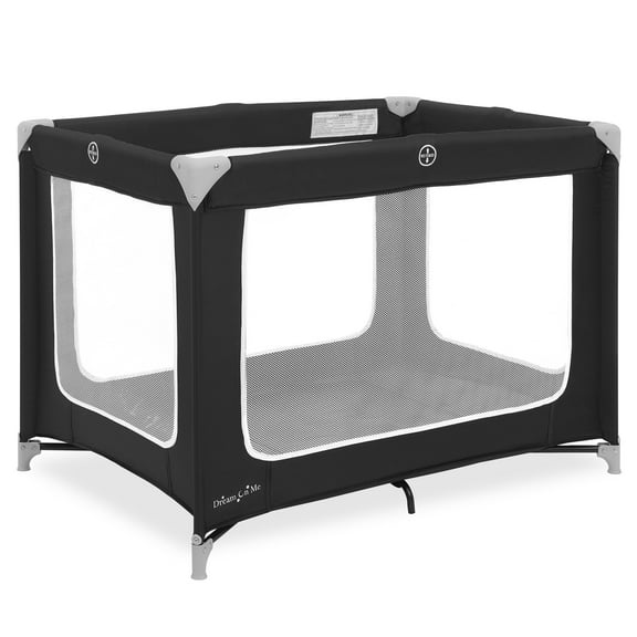 Dream On Me Zoom Portable Playard, Black