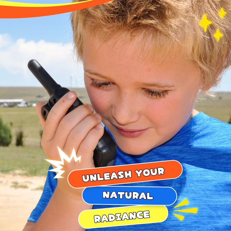 Walkie Talkie Per Bambini Wishouse M8 - 2 Pezzi, PMR 446 MHz, Con Torcia E Toni, Senza Batterie/Caricatore