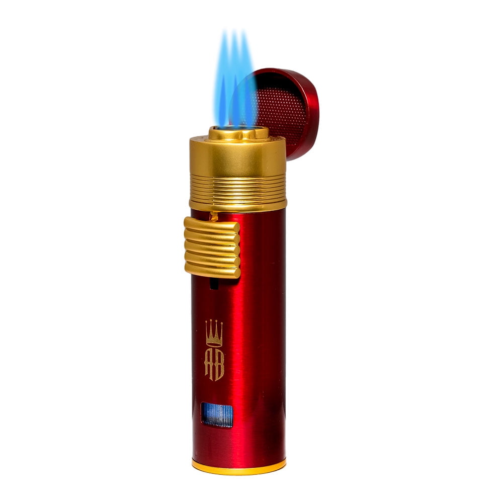 Alec Bradley Fireworx Triple Torch Lighter with Punch Cutter & Cigar Rest