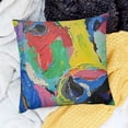 thumbnail image 2 of BANET  Soft Short Plush Pillowcase - Perfect Blend of Comfort and Style Art Painting oil Painting 22x22in, 2 of 5