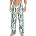 thumbnail image 2 of Lsque Cartoon Poodle Dog Print Men's Pajama Pants, Lounge Pant - Comfortable Home Wear,Elastic Waistband, Stylish Design-Large, 2 of 9
