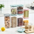 thumbnail image 1 of Airtight Food Storage Container Set with Lids Plastic Kitchen Pantry Canister for Cereal Flour Sugar 1300Ml , Kitecy Airtight Containers Airtight Containers Pantry Organization, 1 of 9