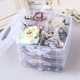 thumbnail image 5 of Caja de almacenamiento de plástico con ranura para compartimento apilable ajustable transparente de 3 niveles y 18 rejillas para organizar juguetes, accesorios de joyería, 5 of 5