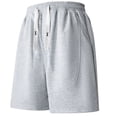 thumbnail image 2 of BXINGOHAI Mens Lounge Sweat Shorts, Casual Elastic Waist Gym Workout Shorts with Drawstring Gray,3XL, 2 of 6