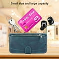 thumbnail image 2 of Nalacover for iPhone 13 Pro Max Zipper Wallet Case with Card Slots Holder Kickstand Magnetic Clasp Flip Folio Case, Luxury PU Leather Shoulder Strap Wristlet Handbag Crossbody Shockproof Cover, Green, 2 of 8