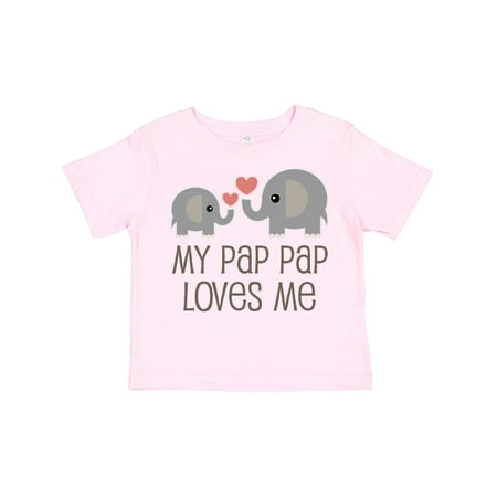 

Inktastic My Pap Pap Grandpa Loves Me Boys or Girls Toddler T-Shirt