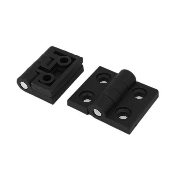 Uxcell 57mm x 45mm x 15mm Plastic 270 Degree Door Bearing Hinge Black