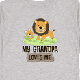 thumbnail image 4 of Inktastic Grandpa Loves Me Grandson Gift Boys or Girls Long Sleeve Toddler T-Shirt, 4 of 5