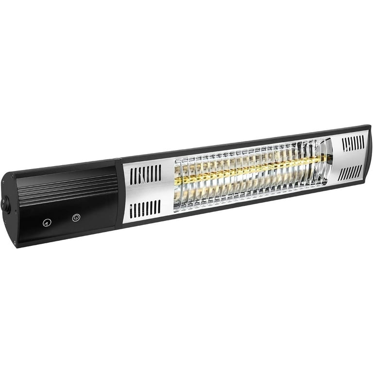 Simple Deluxe Patio Heater for Commercial Use, 1500W Wall Mounted Infrared  Heater, IP65 Waterproof Electric Heater Fast, 240V Black - Walmart.com