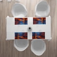 thumbnail image 3 of Ambesonne Autumn Place Mats Set of 4, Forest in Fall Season, Standard Size, Orange Navy, 3 of 4