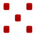 thumbnail image 3 of stanreset For Wireless Earphone Storage Box Life Waterproof Shockprood Dust -proof Silicone Protective Case red 5PCS, 3 of 6