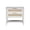 White, variant on Boho Rattan Nightstand with 2 Drawers and Storage Shelf, Narrow Side Table for Bedroom, MDF Bedside Table 36.8L x 15.6W x 25.6H Green