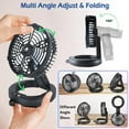 thumbnail image 5 of HOMEYA 10400mAh Camping Fan with LED Light, Rechargeable Battery Operated Tent Fan with Camping Lantern for Office Bedroom Outdoor Fishing, 5 of 9
