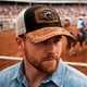 thumbnail image 5 of KNITE Gorra Trucker Hombre Toro Vaquera Herraje Metálico Estilo Rancho Buchona, 5 of 5