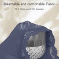 thumbnail image 7 of MecTo Lace Underwear for Women 6 Pack, Hipster Panties Soft Breathable Cheeky Bikini S-XL, 7 of 7
