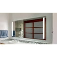 thumbnail image 2 of Front-Lighted LED Bathroom Vanity Mirror: 72" Wide x 36" Tall - Rectangular - Vertical LED Bars - Wall-Mounted, 2 of 4