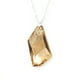 thumbnail image 2 of Juego de aretes y cadena con dije corte DeArt ZVEZDA plata mexicana ley .925 Golden Shadow, 2 of 5
