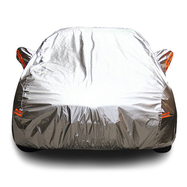 Fundas de Coche para automóviles, Impermeables para Todo Clima, protección contra la Lluvia y los Rayos UV con Cremallera, Espejo, Bolsillo, Ajuste Hatchback ShuxiuWang 1327533086653