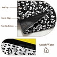 thumbnail image 6 of 6'x9' Area Rugs, Black Yellow Indoor Outdoor Area Rug for Living Room Bedroom, Garden Floral Stripe Aesthetic Flower Boho Washable Bathroom Rugs Kitchen Floor Carpet Mats Home Decor Aesthetic, 6 of 8
