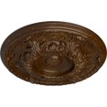 thumbnail image 3 of Ekena Millwork 19"OD x 1 1/2"P Granada Ceiling Medallion (Fits Canopies up to 7 1/8"), Hand-Painted Root Beer Crackle, 3 of 7