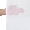 thumbnail image 6 of Americanflat 72x75 Hookless Shower Curtain - Abstract Grey White Shower Curtain with Sheer Panel, Snap-In Liner, and Grommets - 100% Polyester, 6 of 8