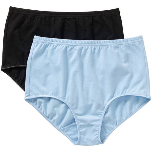 Best Fitting Panty - Panty Cotton Stretch Brief, 2 Pack - Walmart.com ...