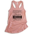 thumbnail image 1 of Goodbye Tension Hello Pension Tank Top, Ladies Racerback Tank Top, Retirement Tank, Retiree Retired Tank, Desert Pink, Large, 1 of 3