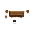 thumbnail image 2 of Meridian Furniture Infinity Saddle Velvet 2pc. Modular Sectional, 2 of 10
