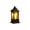 Black, variant on KOYPTL 8 Pcs Black Lanterns Decorative Indoor Mini Battery Operated Lanterns with Flameless Candle,Christmas Table Decorations Hanging Ornament for Wedding Table Centerpieces Home Xmas Decor Outdoor