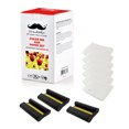 thumbnail image 1 of Moustache Compatible Canon KP-108IN 3115B001 Color Ink Print Cartridges and Photo Paper Set 4" x 6" Kit for SELPHY CP1300 CP1200 CP1000 CP220 CP330 CP400 CP510 CP600 CP710 CP720 CP730 CP740 etc., 1 of 6