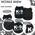 thumbnail image 5 of 4 Packs Dog Shirts for Small Dog, Riklu Pet T-Shirts Clothes Vest for Puppy Boy Girl L, 5 of 7