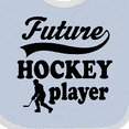 thumbnail image 4 of Inktastic Future Hockey Player Baby Boy Boys Baby Bib, 4 of 4