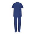 thumbnail image 6 of Scrubs For Women Set V Neck Multi Pocket Top & Elastic Waist Tapered Jogger Pants Wrinkle Resistant Lightweight Nurse Uniforms Women Set, 6 of 6
