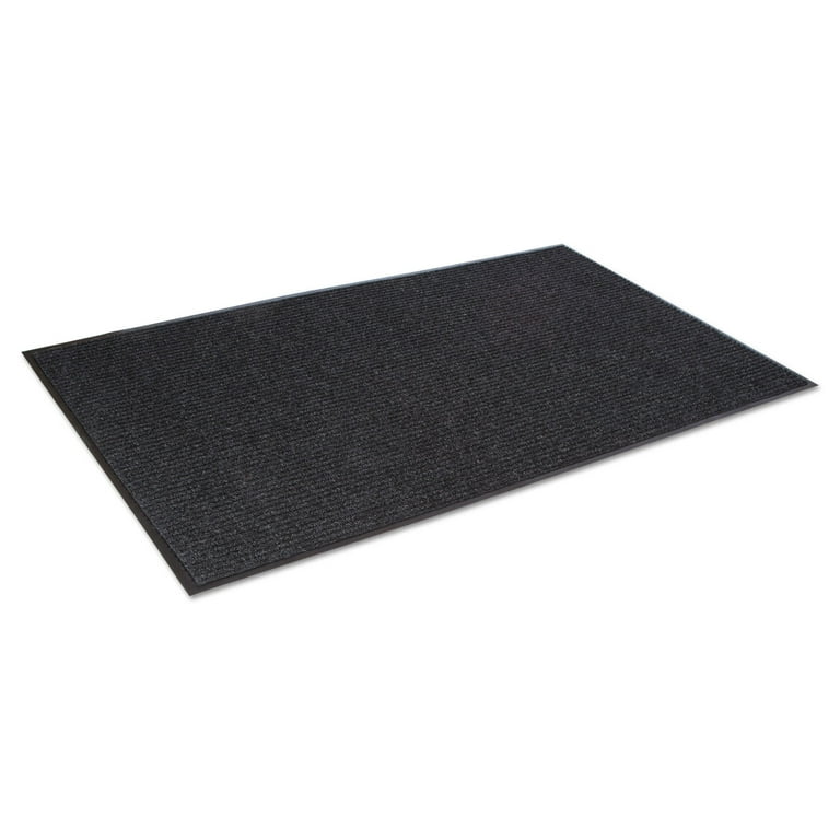 Needle Rib Wipe and Scrape Mat, Polypropylene, 36 x 60, Charcoal Needle Rib Wipe and Scrape Mat, Polypropylene, 36 x 60, Charcoal