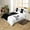 Black White, variant on Erosebridal Western Cowboy Duvet Cover King,Red Black Comforter Cover King,Teen Bedroom Decor,Reversible,Lightweight,3-Piece(No Comforter)