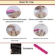 thumbnail image 5 of Luminosa bailarina larga de uñas postizas, uñas postizas de color rosa, diseño de arte degradado, 24 uds. Acrílico prensa sobre uñas para mujeres y niñas Feliz Sencillez, 5 of 5