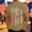 Khaki, variant on USA Flag 4th of July Men's Summer Top Patriotic Design Crew Neck Short Sleeve Daily Wear Casual Tee