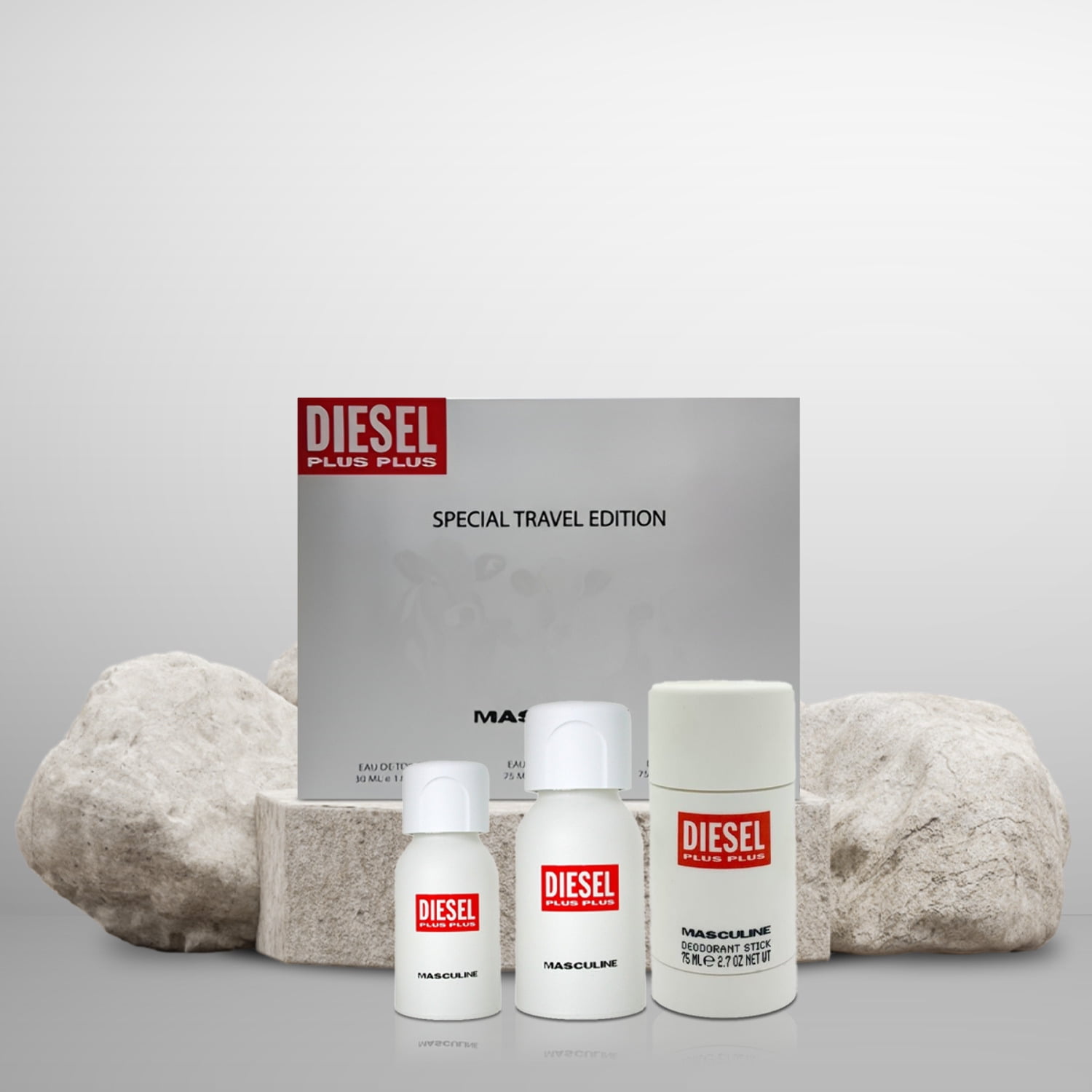 Diesel Plus Plus Special Travel Edition Gift Set, Amber Woody