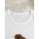 thumbnail image 4 of Women'S Casual Round Neck T-Shirt with Anime Print And Applique Details for Summer, 4 of 5