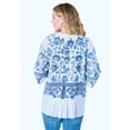thumbnail image 2 of Roaman's Women's Plus Size Monique Printed Big Shirt, 2 of 5