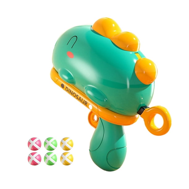 Juguete de Pelota Adhesiva de Dinosaurio de , Pelota para Lanzar, Tablero de Dardos, Deporte Al Aire Libre para Niños, Juego de Mesa Interactivo Verde A